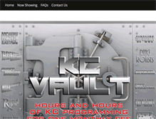 Tablet Screenshot of kcvault.com